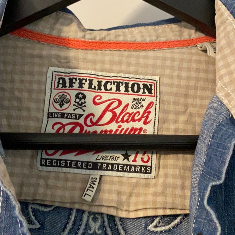 Affliction Button Up - image 3
